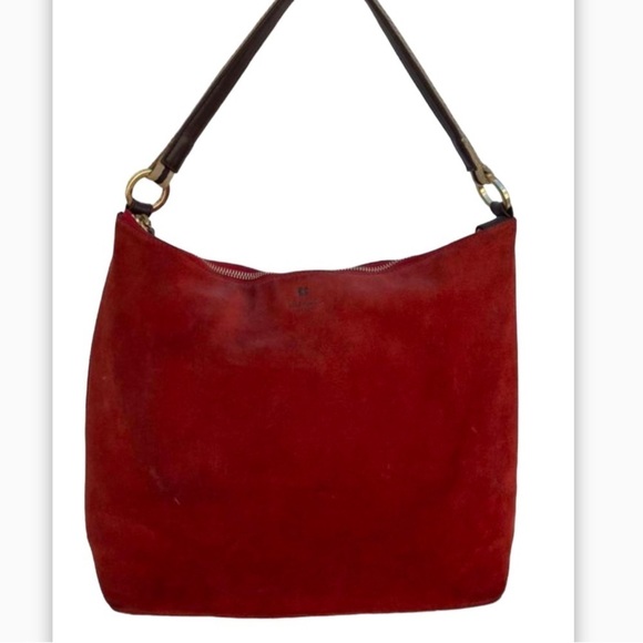 Y2K Kate Spade New York Burnt Orange Suede Purse - Picture 3 of 10